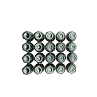 Dragonslock Moeren - Moeren Set Ford Fiesta Active vanaf 01/2014 - Verzinkt - 20 st.- M12x1,5 - Draadlengte 27mm - Hex 18