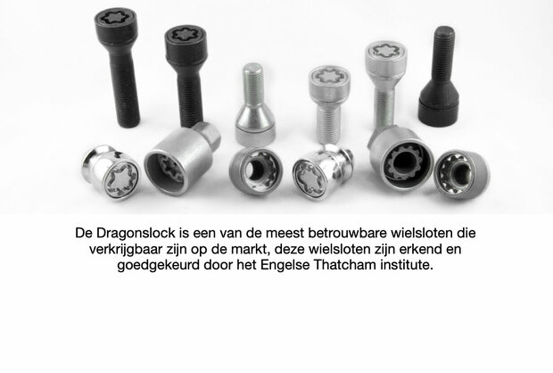 Dragonslock Velgenslot - BWM Z8 - Kleur Zwart