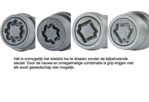 Dragonslock Velgenslot - BWM Z8 - Kleur Zwart