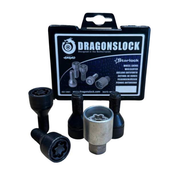 Dragonslock Velgenslot - Fiat Croma vanaf 11/2005 - Kleur Zwart