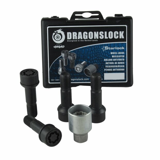 Dragonslock Velgenslot - Mercedes SLR-klasse - Zwart