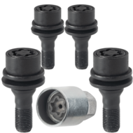 Dragonslock Velgenslot - Peugeot 407 Saloon vanaf 2003 - Zwart